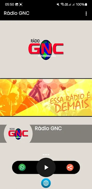 Web Rádio GNC Screenshot 2