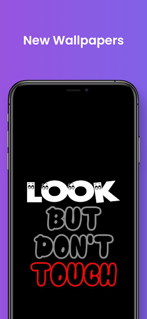 Don’t touch my phone wallpaper Screenshot 2