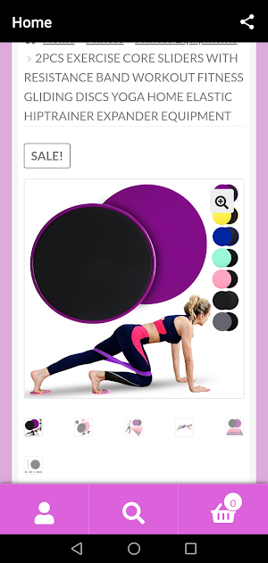 Gym Fitness Accessories Shop Screenshot 2