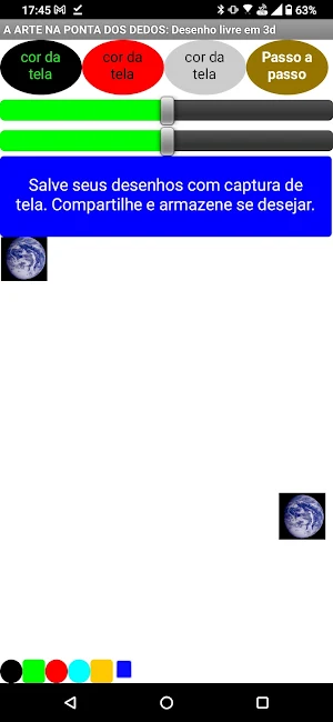 A arte na ponta dos dedos. Screenshot 1