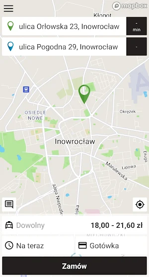 Super Taxi Inowrocław Screenshot 2