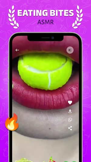 ASMR Eating Bites Sound Relax Screenshot 2
