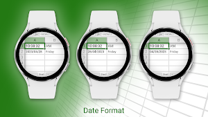 Spreadsheet Lite Watch Face Screenshot 2