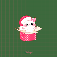 카카오톡 테마 - 겨울산타고양이_크리스마스 (카톡테마)