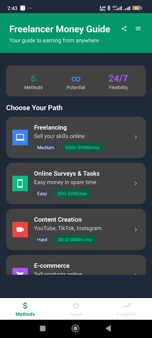 Freelance Money Guide Screenshot 0