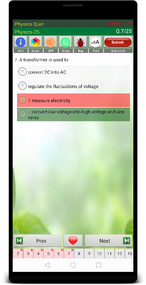 Physics Quiz Screenshot 2
