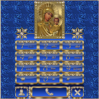 Virgin Mary Blue Dialer theme