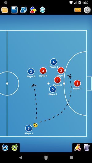 Coach Tactic Board: Futsal Screenshot 2