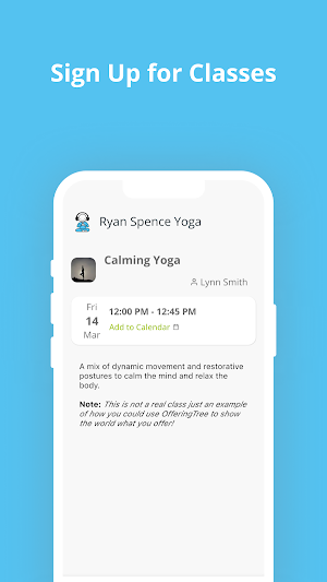 Ryan Spence Yoga Screenshot 1