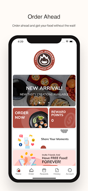 Hibachi Express Japanese Grill Screenshot 0
