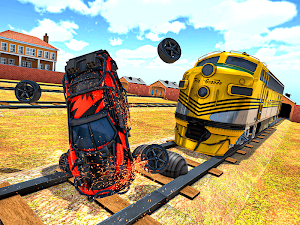 Train Derby Demolition : Car Destruction Sim 2020 Screenshot 3