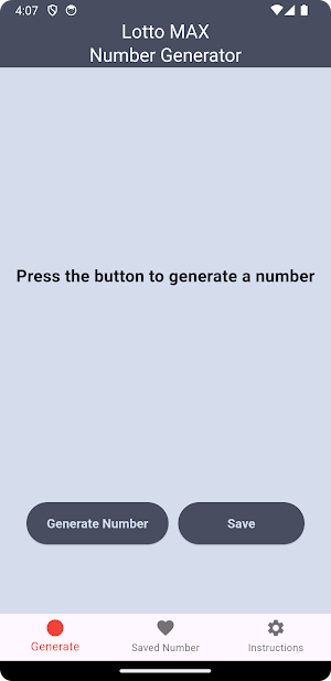 Lotto Max Number Ramdom Screenshot 2