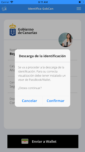 Identifica GobCan Screenshot 3