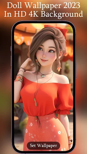 Cute Doll Wallpapers HD | 4K Screenshot 1