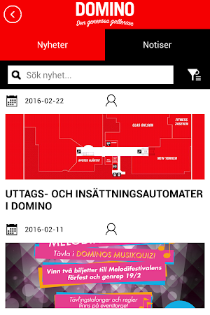 Galleria DOMINO Intern Screenshot 1