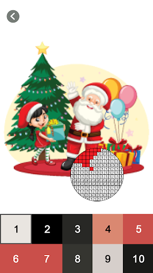 Christmas Pixel Art Color Book Screenshot 1