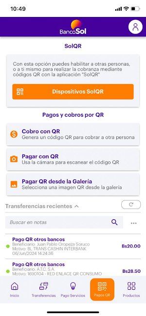 BancoSol Empresas Screenshot 3