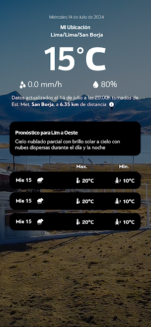 Senamhi Perú Screenshot 0