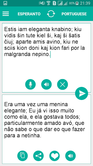 Esperanto Portuguese Translato Screenshot 1