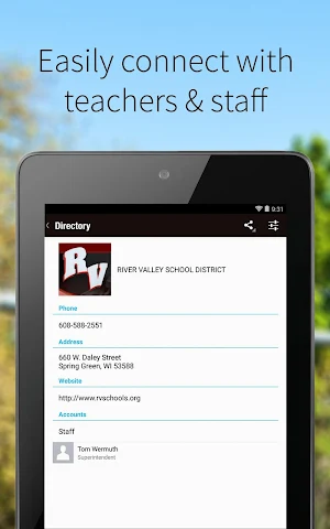 River Valley School Dist. WI Screenshot 1