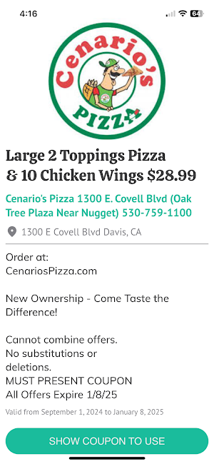 The Davis Saver app Screenshot 3