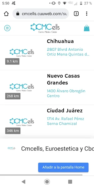 Cmcells células madres Screenshot 0