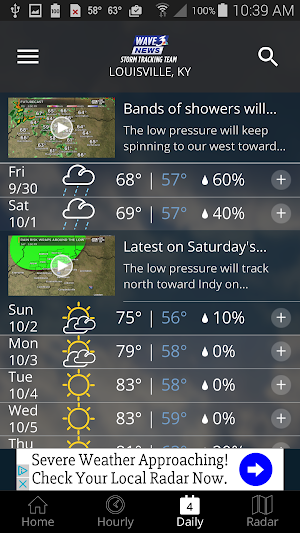 WAVE 3 Louisville Weather Screenshot 3