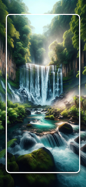 Cool Waterfall Wallpaper 4K HD Screenshot 3