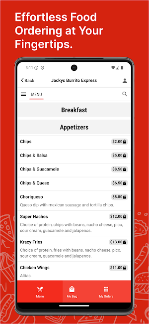 Jackys Burrito Express Screenshot 2