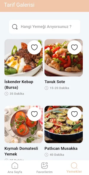 Pratik Yemek Tarifleri Screenshot 2