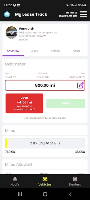 My Lease Track Screenshot 3