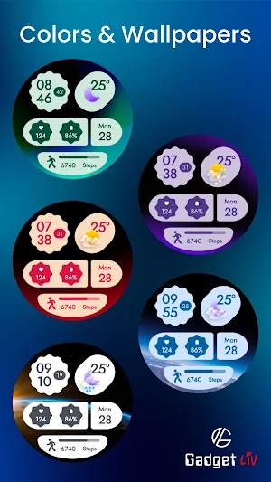 Material You Style Watch Face Screenshot 1