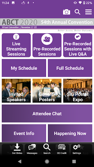 ABCT Events Screenshot 2