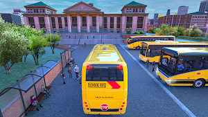 School Bus Game: Driving Sim Screenshot 1