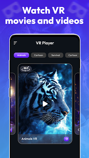 360 VR Player HD Video Player Screenshot 0