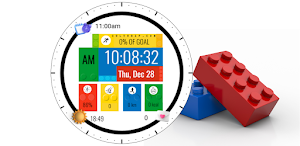 Colourful Blocks Watch Face Screenshot 0
