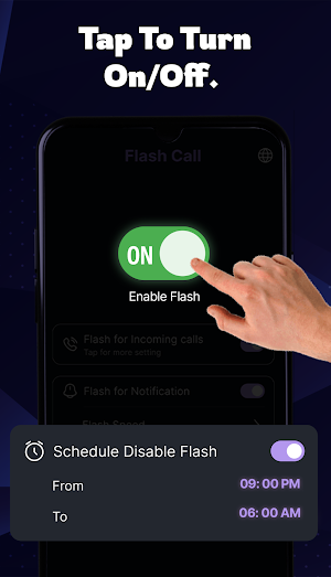 Flash Alerts On Call and SMS Screenshot 2