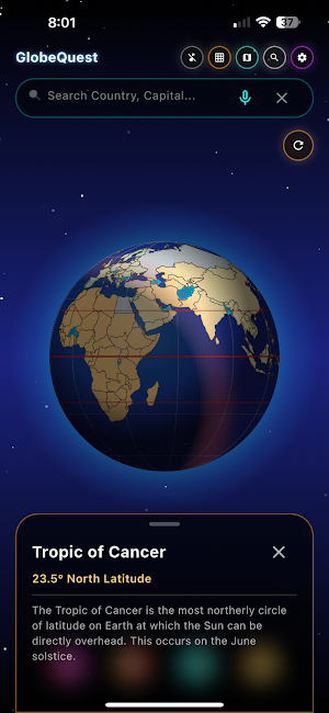 GlobeQuest - Geography Quiz Screenshot 1