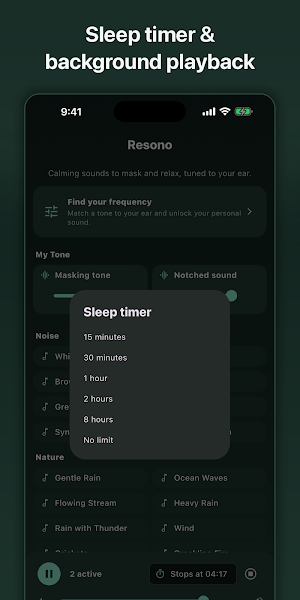 Resono: Tinnitus Relief Sounds Screenshot 3