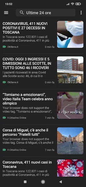 Siena notizie Screenshot 2