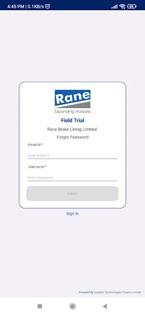 Rane Brake Lining -Field Trail Screenshot 0