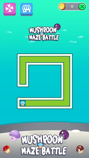Mushroom Maze Battle Screenshot 1