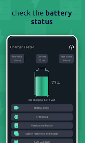 Charger Tester Screenshot 1