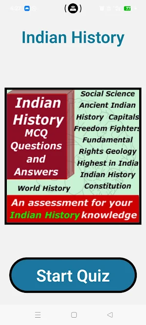 Indian History Test Screenshot 0
