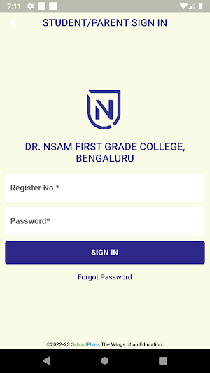 Dr. NSAM COLLEGE (NFGC) Screenshot 0