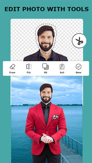 Men Women Photo Suit Editor Screenshot 2