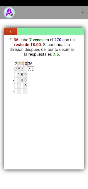 Calculadora Alicia Mejorada Screenshot 1