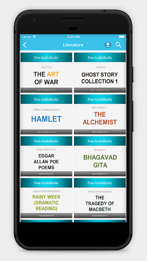Literature Audiobooks Screenshot 0