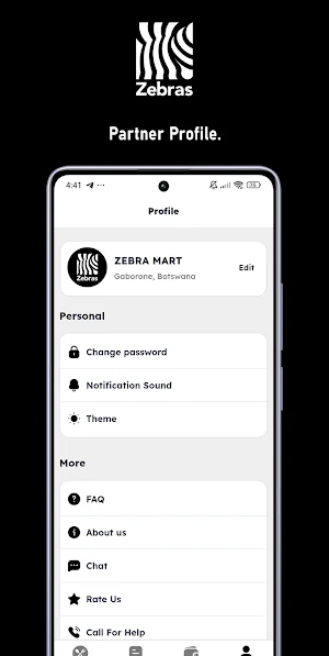 Zebras Partner Screenshot 2
