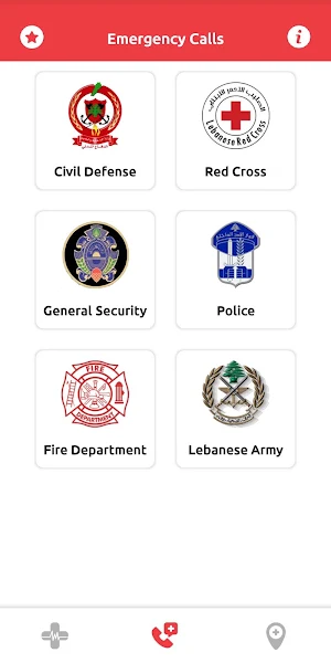 Lebanon Emergency Screenshot 1